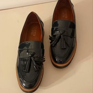 Franco Sarto Men's Black Tassel Loafers